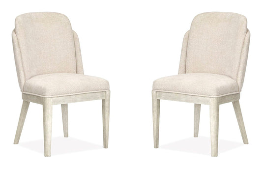 Lorelei - Upholstered Host Chair (Set of 2) - Misty Cloud