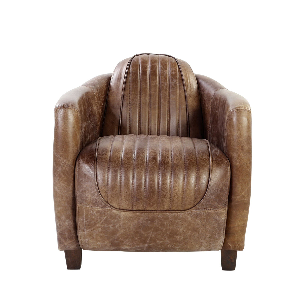 Brancaster Aviator Leather Club Chair – Heritage Brown