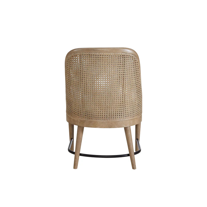 The Ashbourne Sand Cane Back Host Dining Chairs (Set of 2)