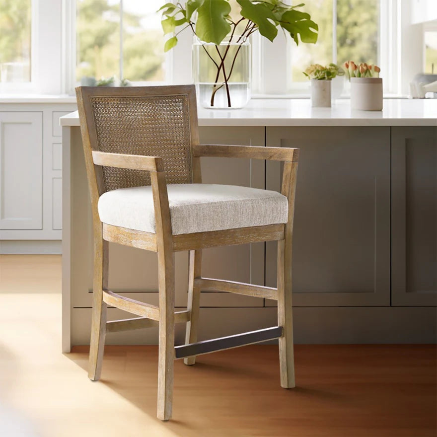 Ashbourne Cane Back Counter Stool