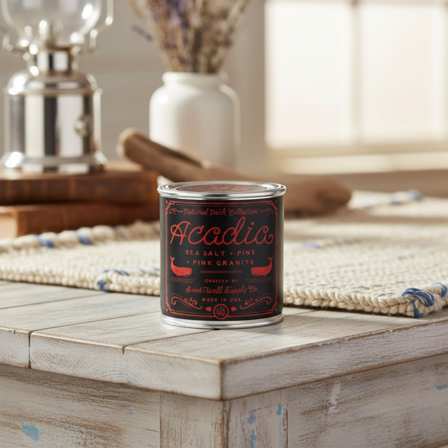 Acadia National Park Luxury Soy Wax Candle, Hostess Housewarming Gift | Good & Well, Bay & Bridle