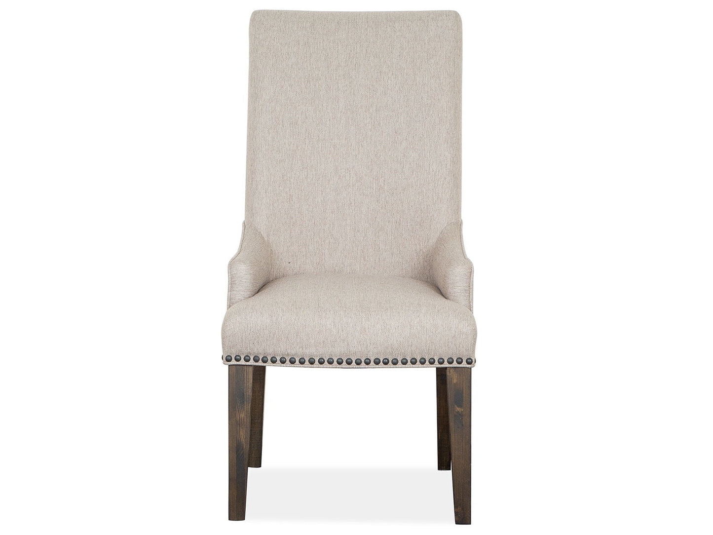 Bellamy - Upholstered Host Chair (Set of 2) - Peppercorn