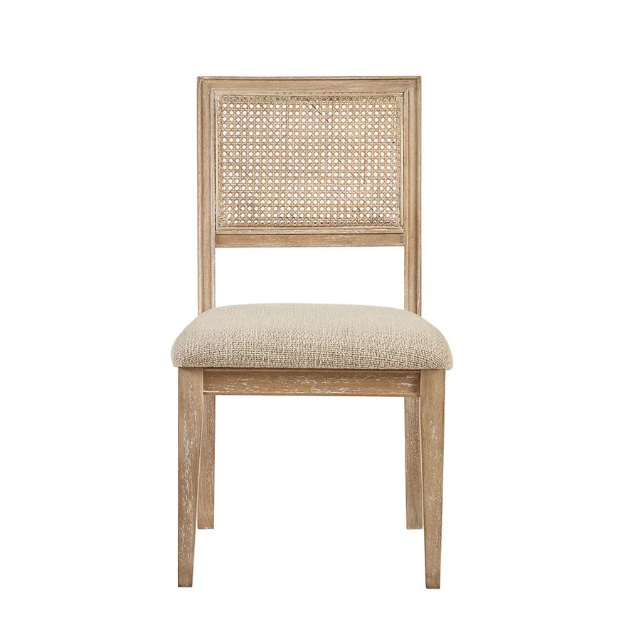 Ashbourne Cane Back Upholstered Dining Chair (Set of 2)