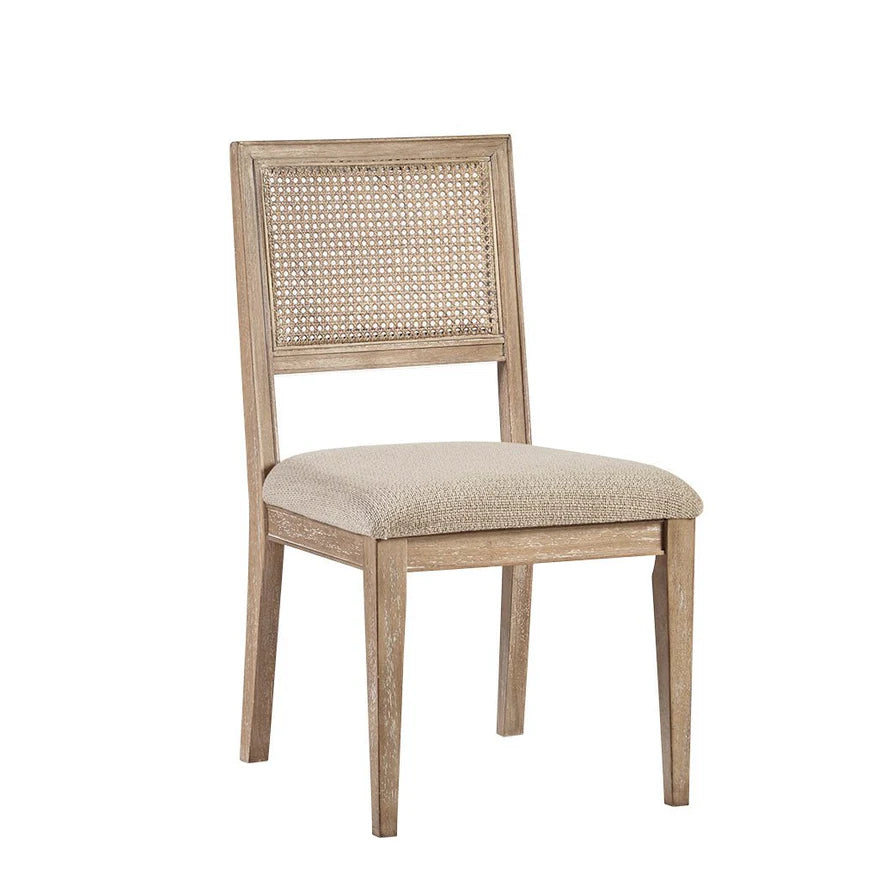 Ashbourne Cane Back Upholstered Dining Chair (Set of 2)