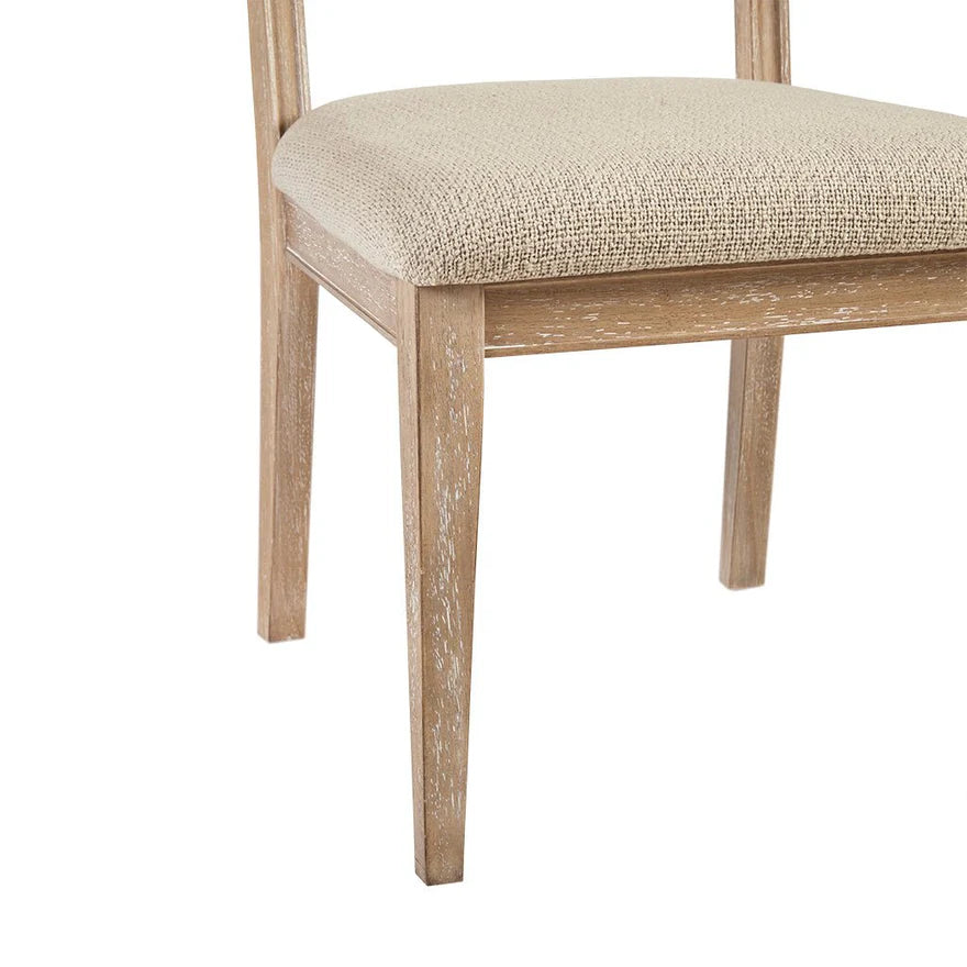 Ashbourne Cane Back Upholstered Dining Chair (Set of 2)