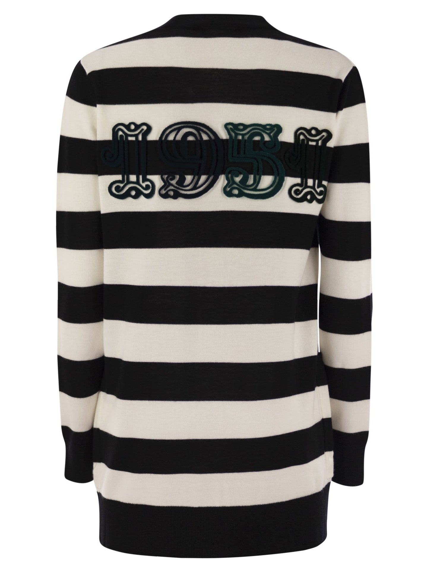 Max Mara Women Fiemme - Long Striped Wool Cardigan