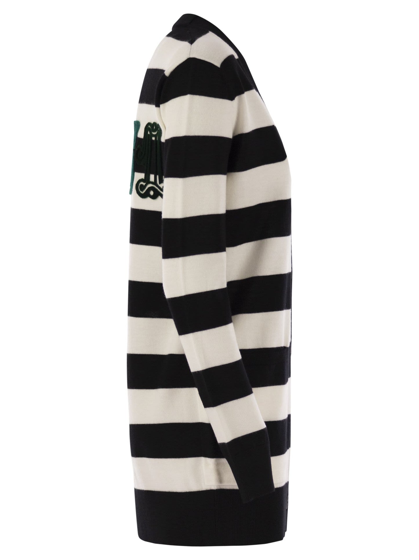 Max Mara Women Fiemme - Long Striped Wool Cardigan
