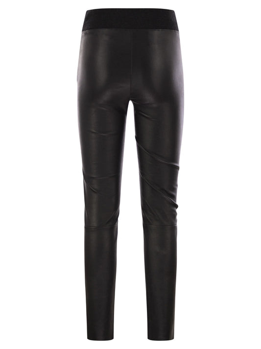 Brunello Cucinelli Women Stretch Nappa Leggings