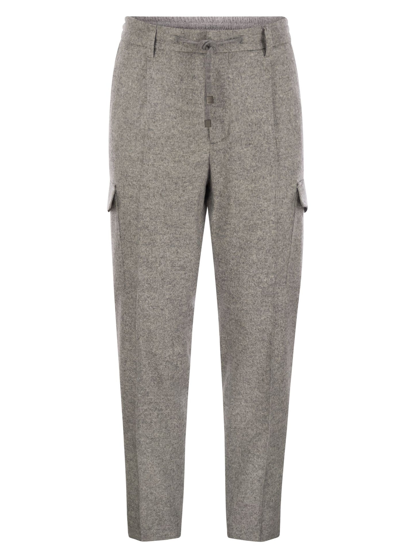 Peserico Men Wool, Silk And Cashmere Jogger Trousers