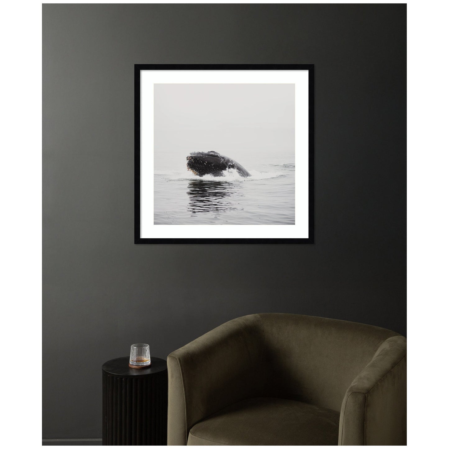 Humpback Whale No. 4 by Laura Evans Framed Wall Art Print