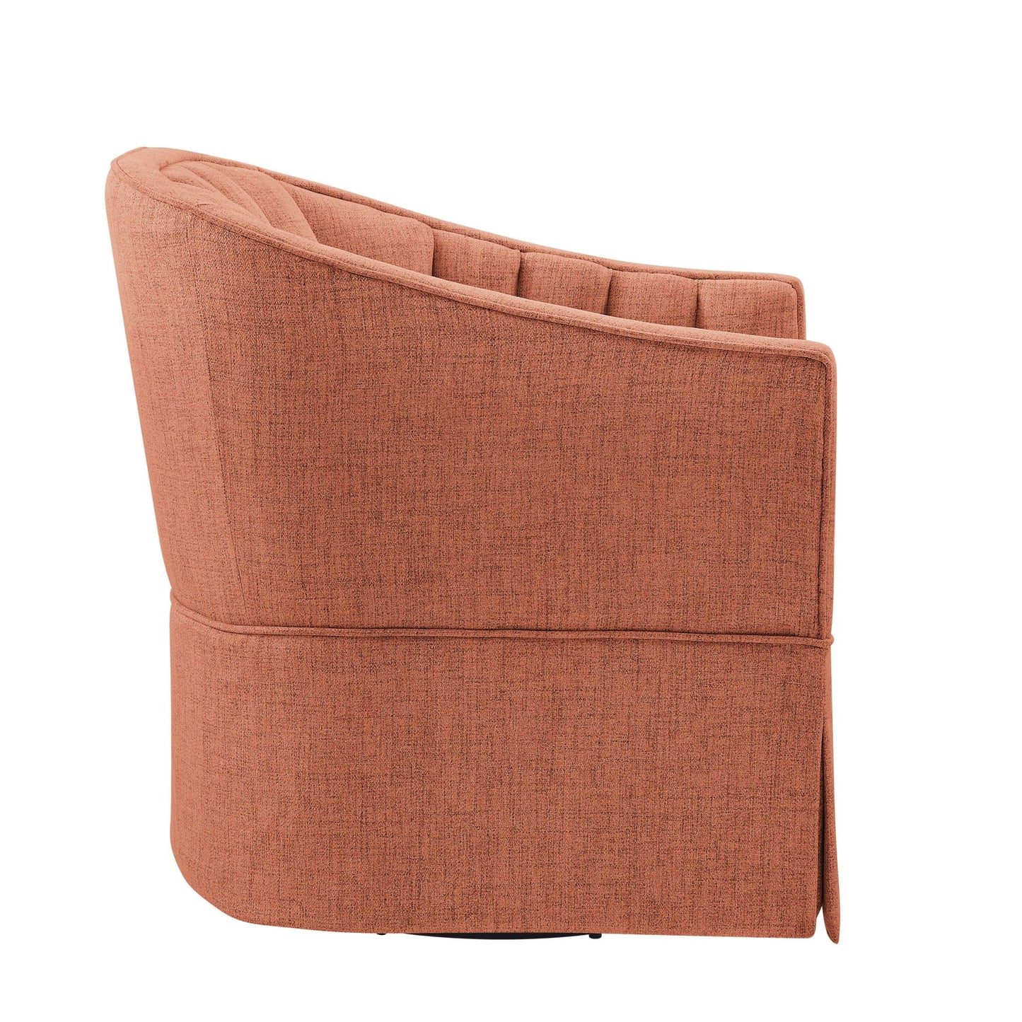 The Ashbourne Skirted Swivel Accent Chair