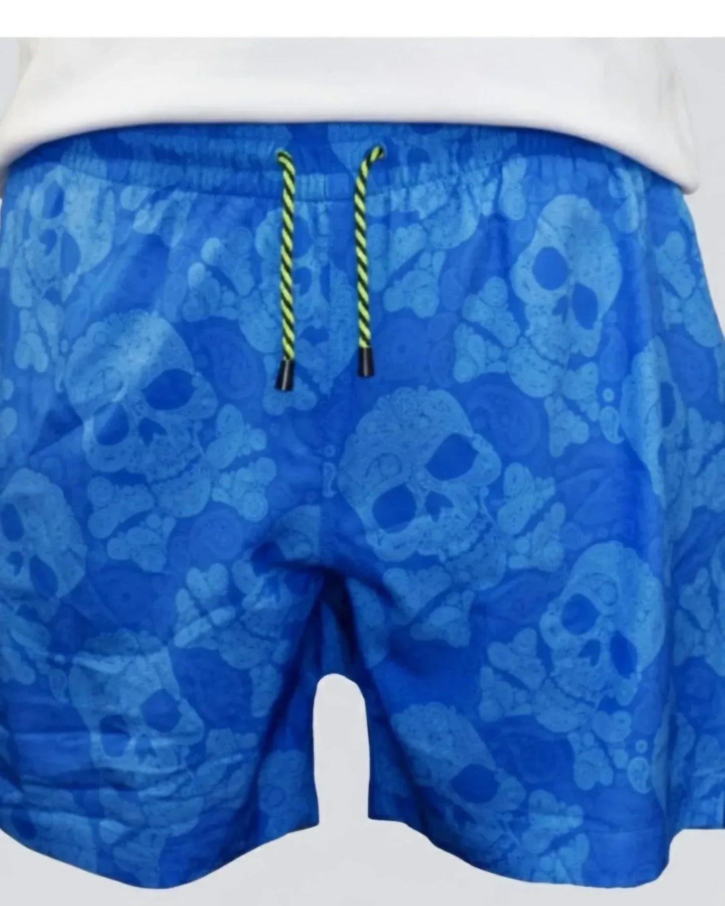 Men's Paisley Skull Swim Trunks
