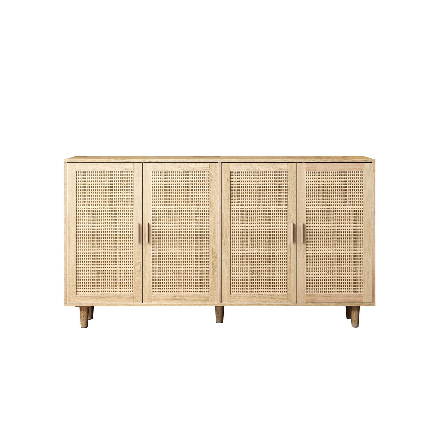 The Designer's Courtyard Collection | Beaumont Rattan Four-Door Sideboard Cabinet