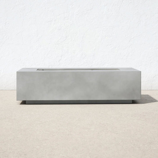 Modern Concrete Design Propane Outdoor Fire Pit Table