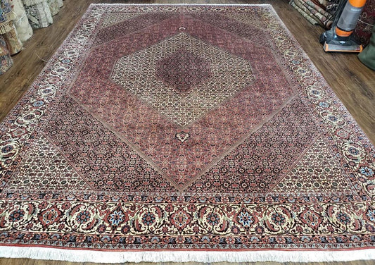 Stunning Persian Bijar Rug 8x11 - Herati Mahi Pattern