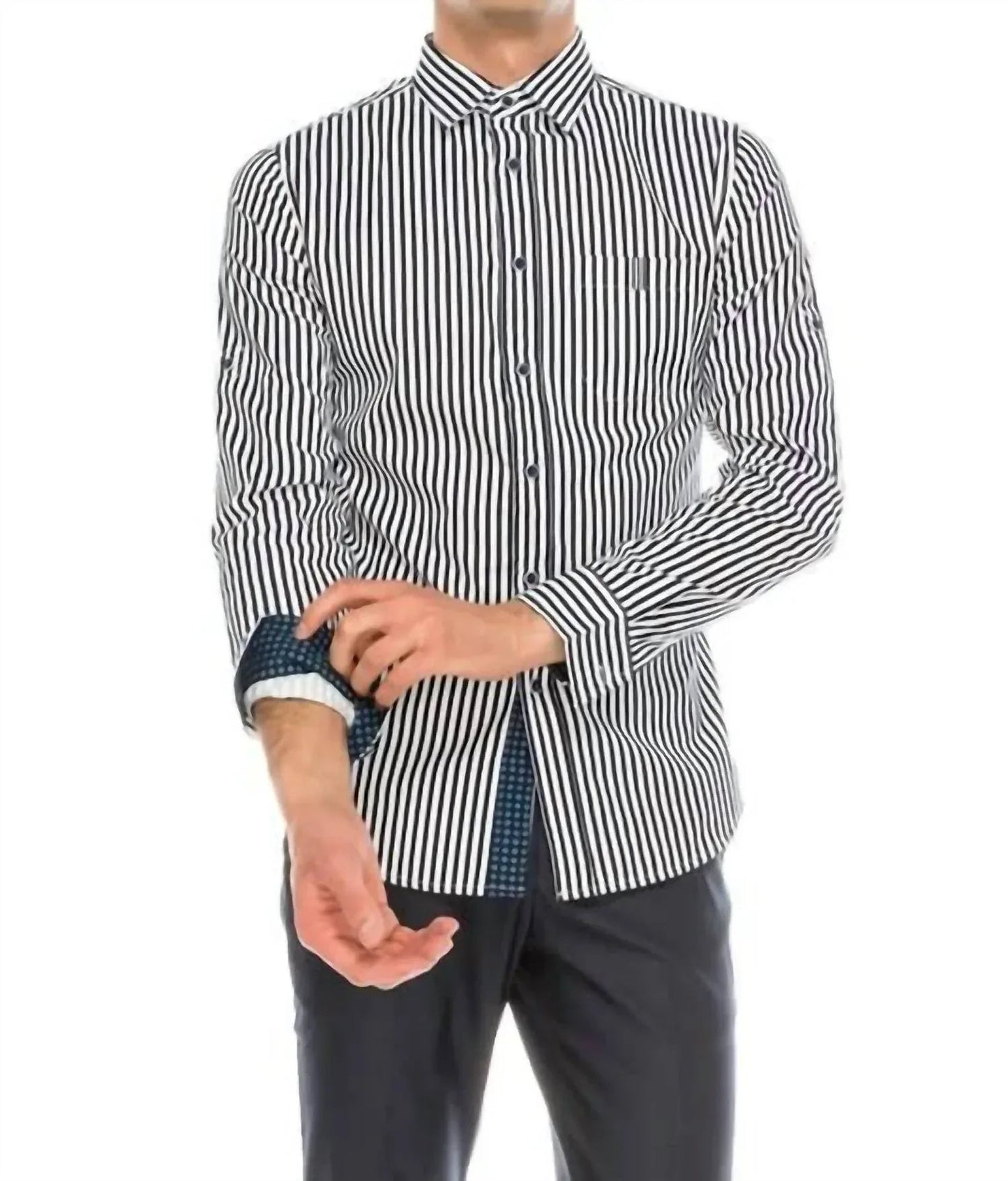 Striped Button Up Shirt