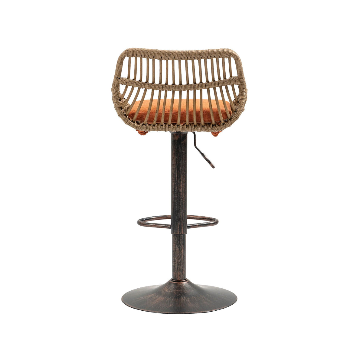 The Harbor Bar Adjustable Linen Swivel Stools — Set of 2