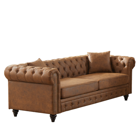 Hawthorne Chesterfield Sofa | Performance Upholstered Sofa | Coastal Library Collection | Bay & Bridle