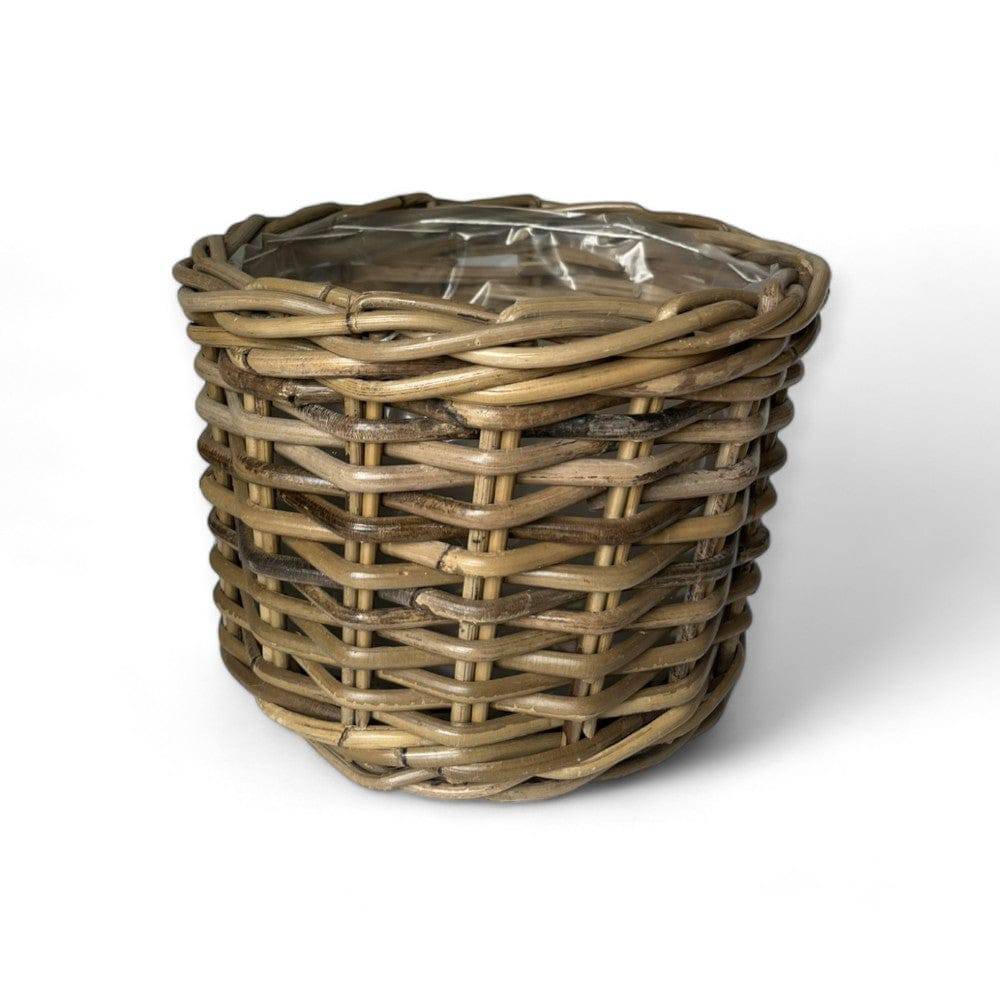 Handwoven Rattan Garden Cachepots