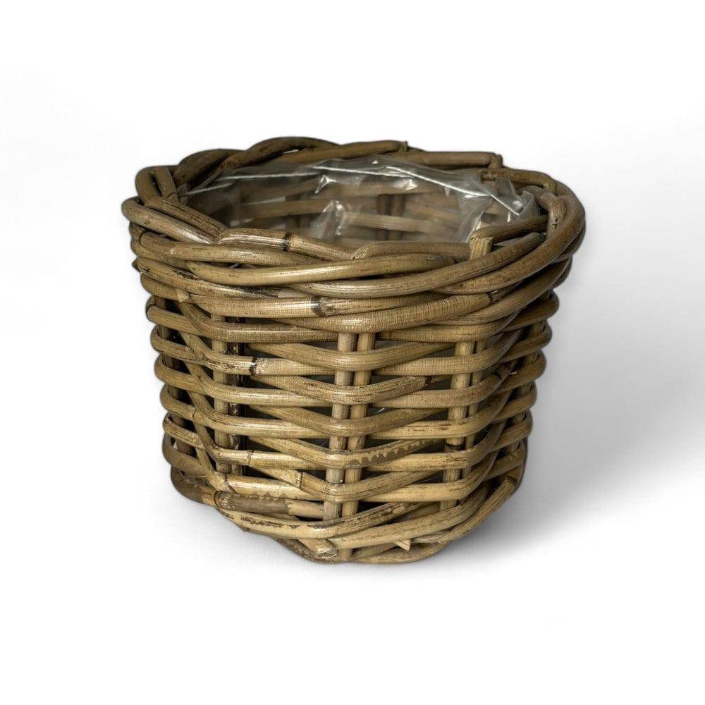 Handwoven Rattan Garden Cachepots