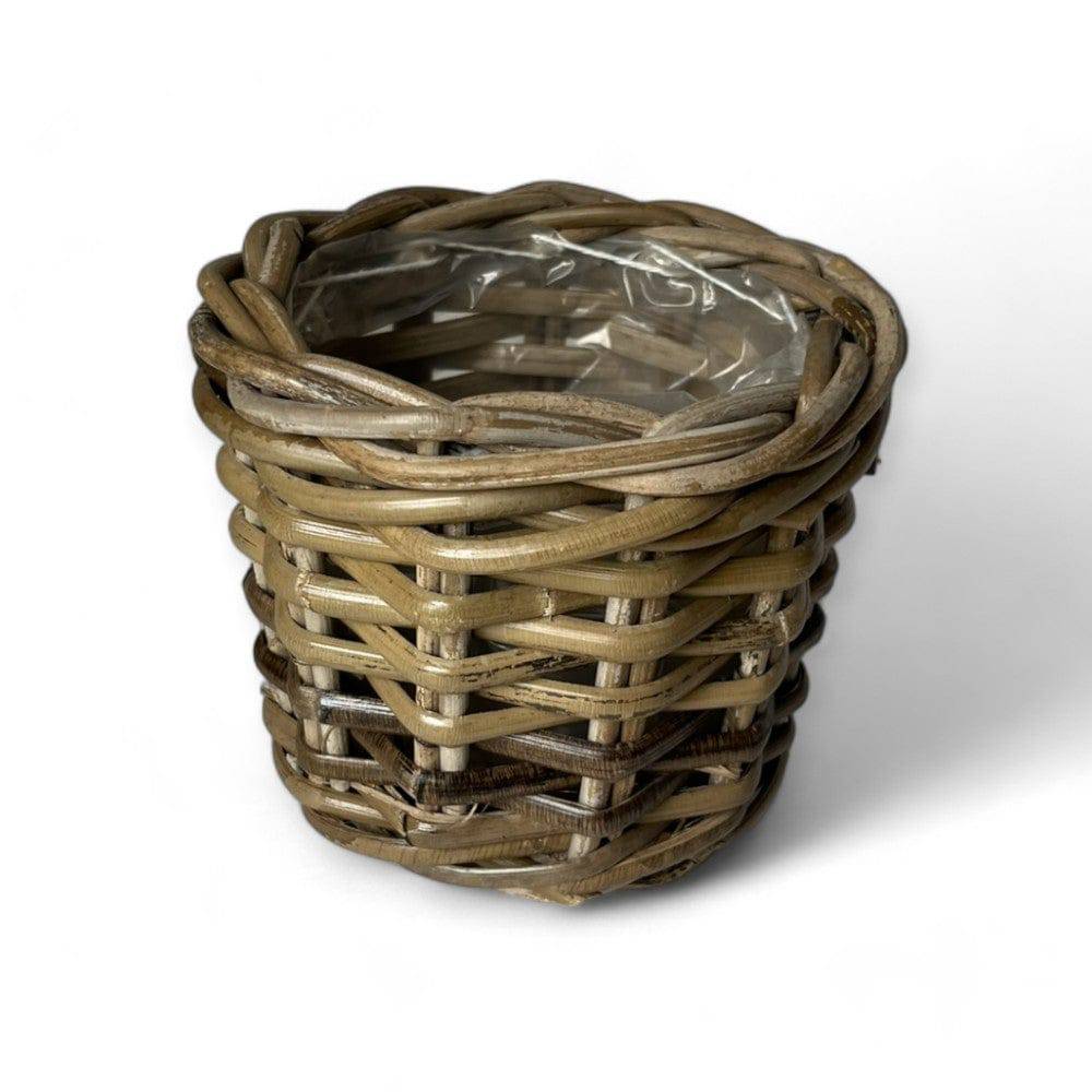 Handwoven Rattan Garden Cachepots