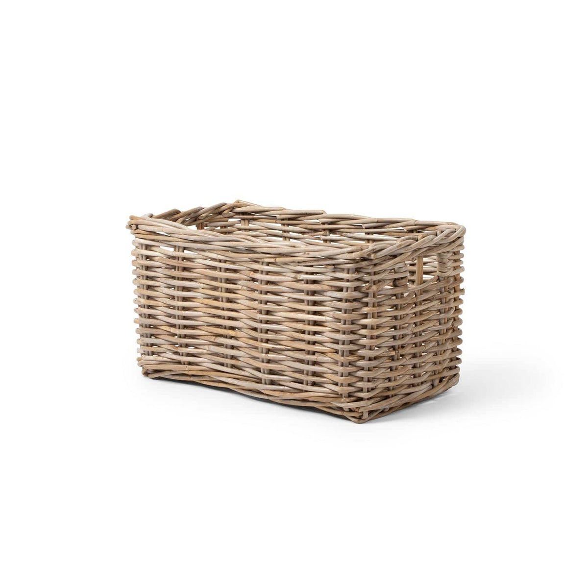 Handwoven Rattan Rectangular Storage Basket