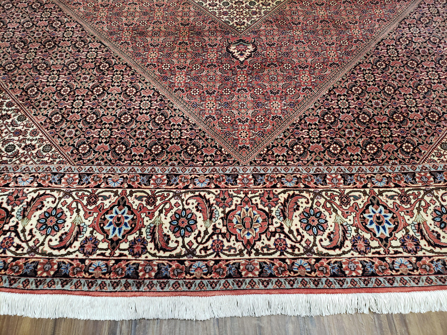 Stunning Persian Bijar Rug 8x11 - Herati Mahi Pattern