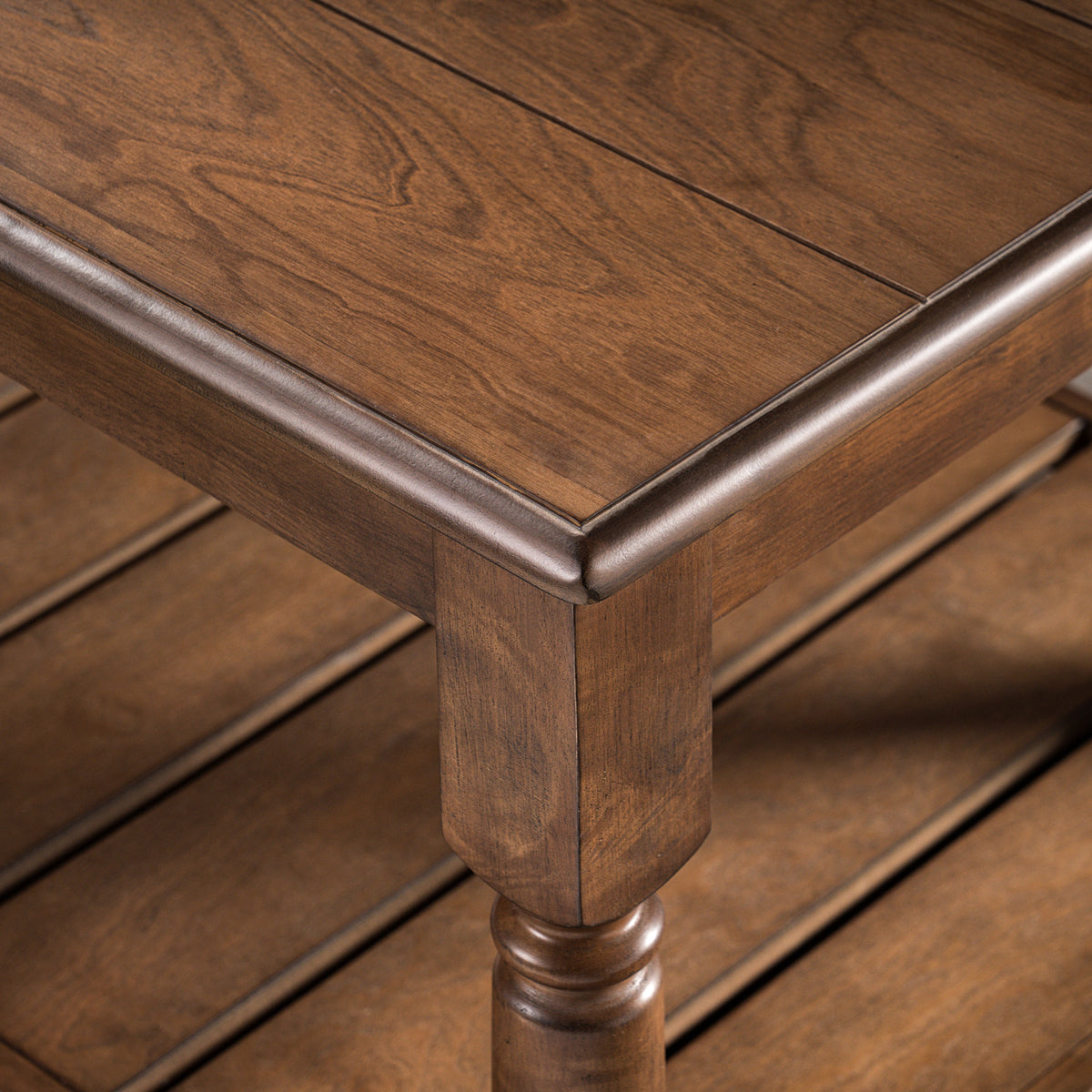 Ashford Turned-Leg Wood Coffee Table