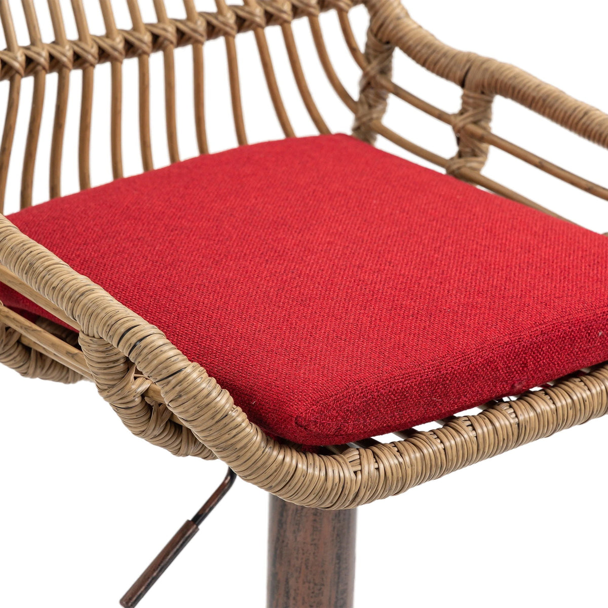 The Harbor Bar Adjustable Linen Swivel Stools — Set of 2