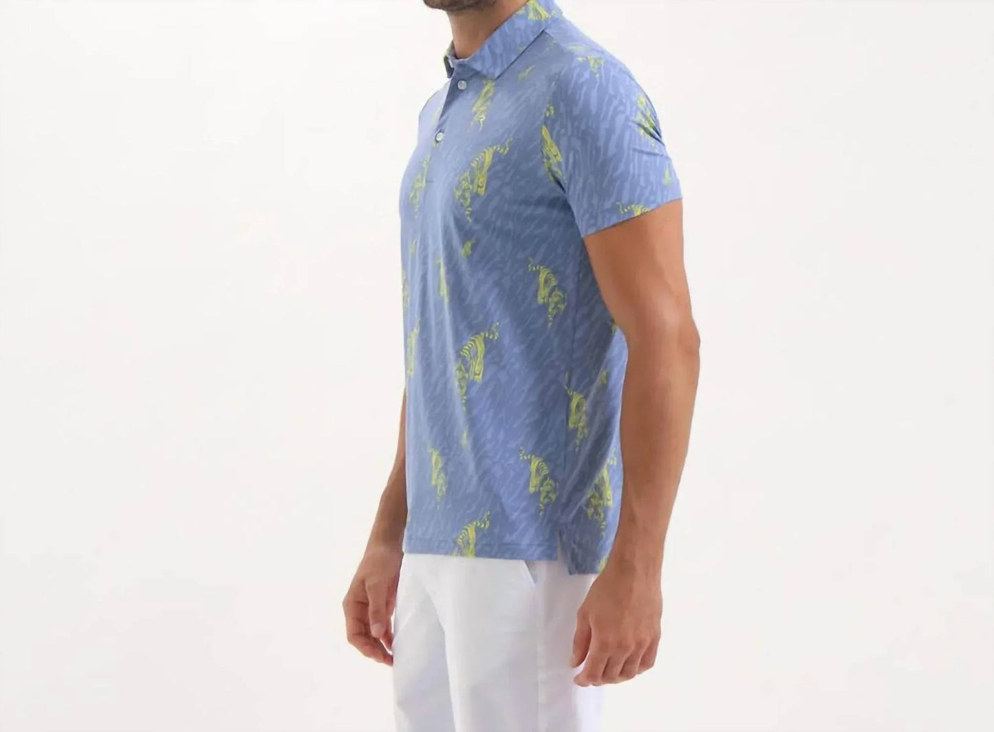 Men's Anyone Tiger Print Polo