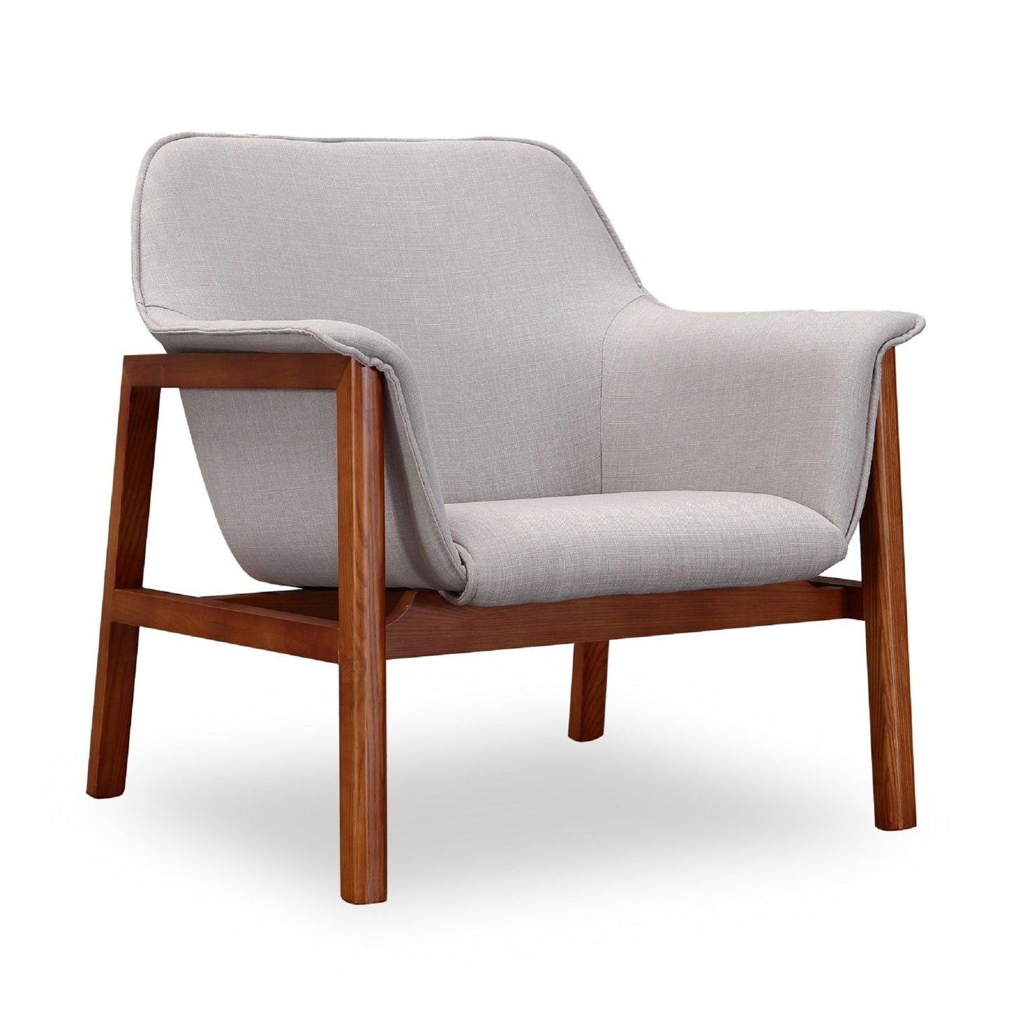 Miller Coastal Weave Wood Accent Chair