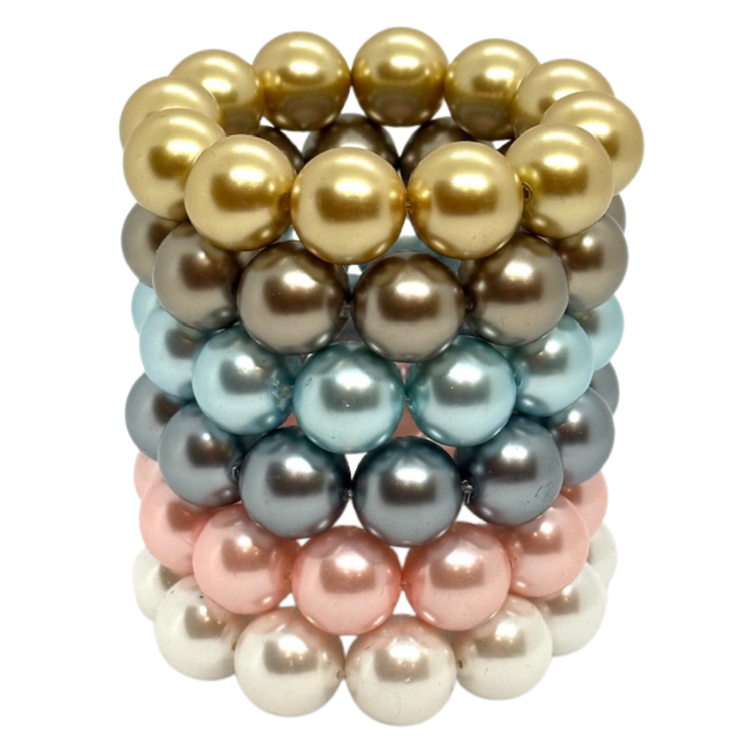 White Bubble Pearl Bracelet