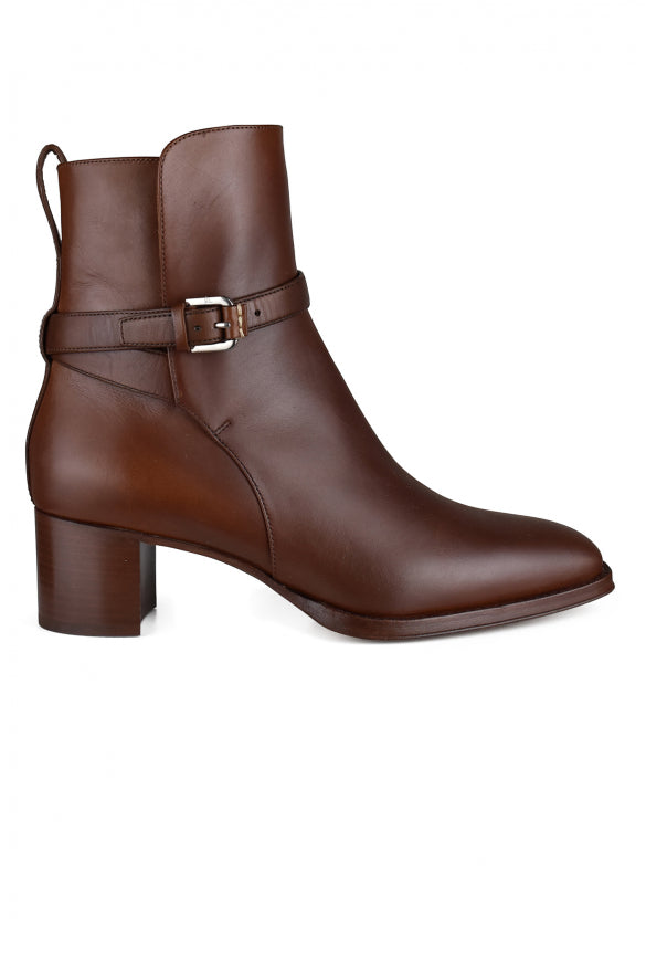 Ralph Lauren Women Callie Brown Leather Boots