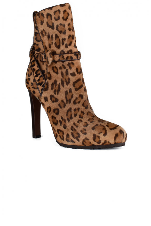 Ralph Lauren Women Recelle Cowhide Leopard Boots
