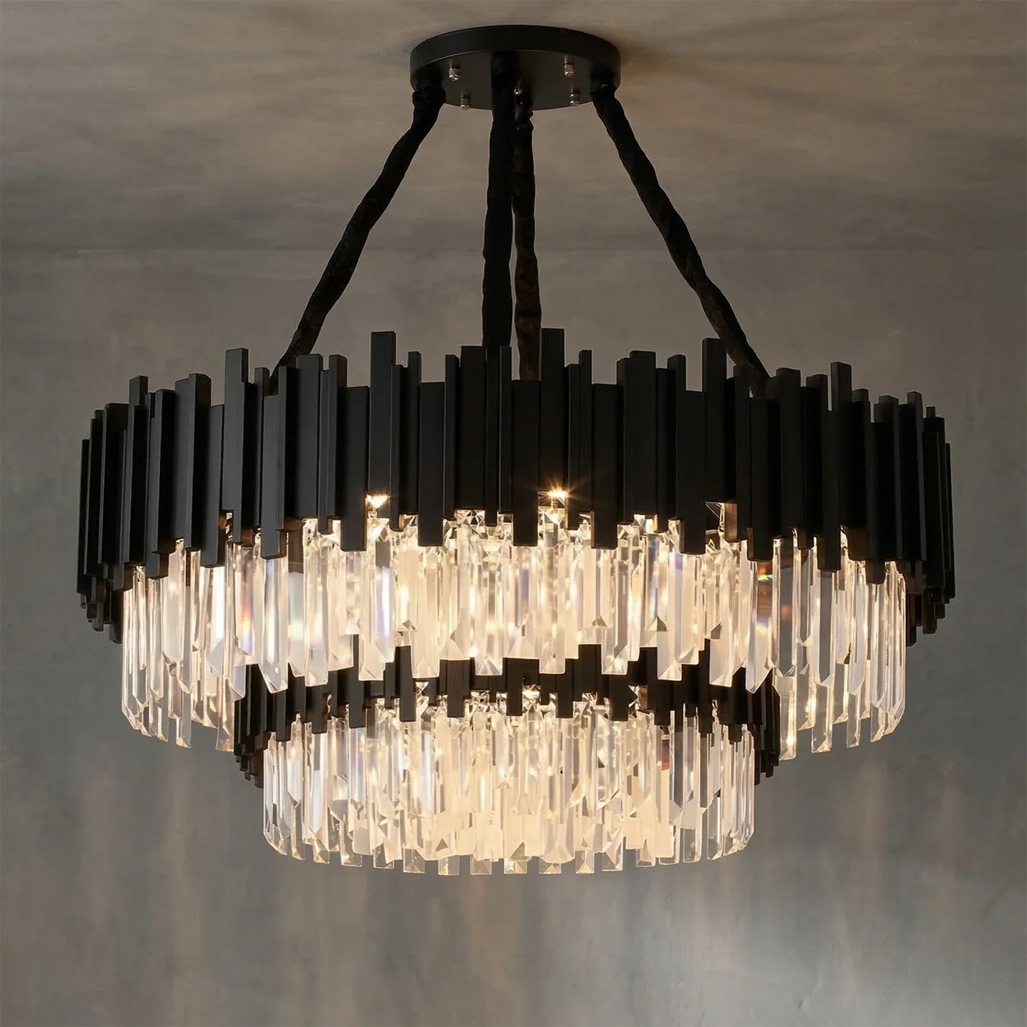 Bourbons Alphonsus Crystal Chandelier
