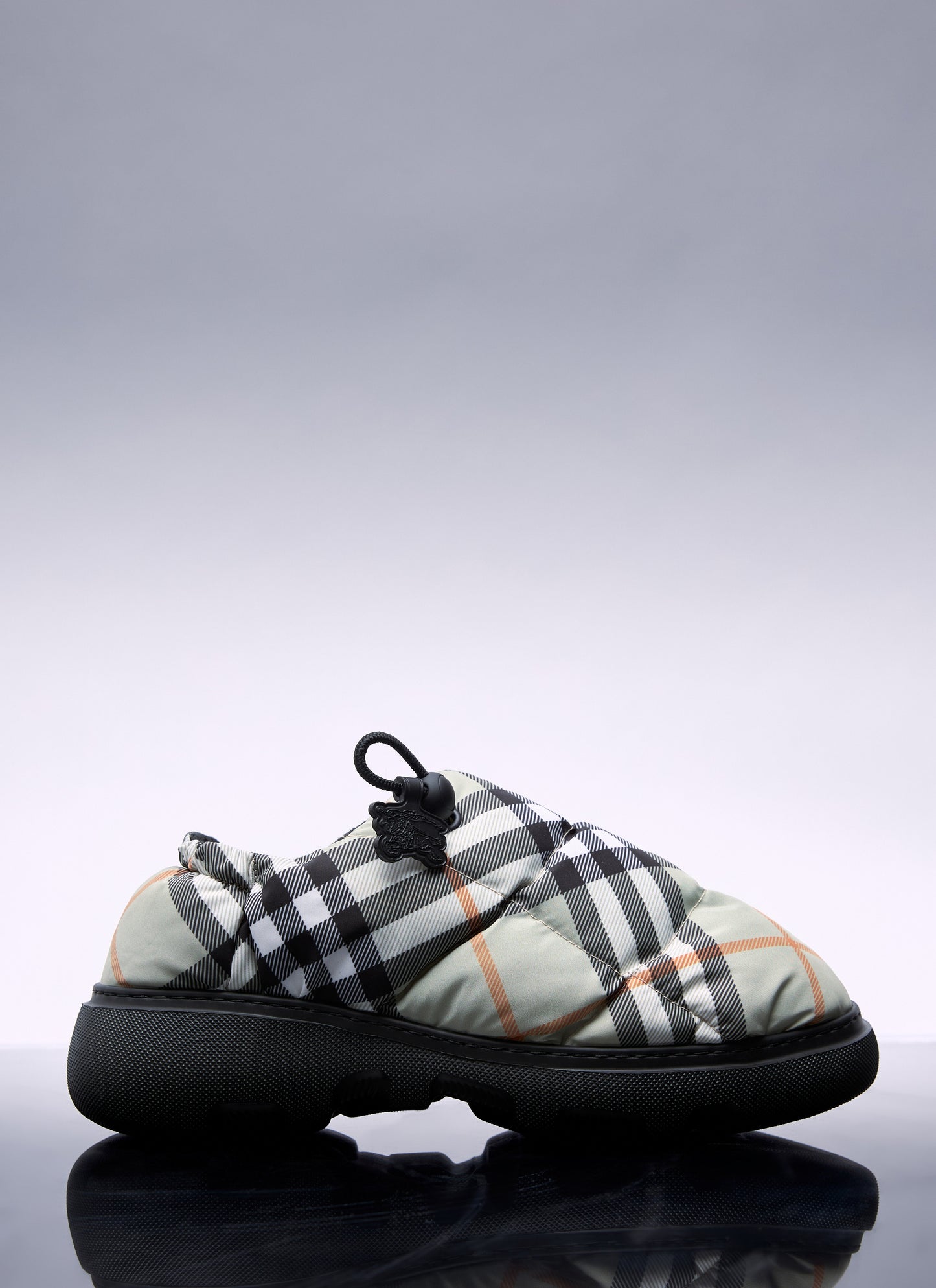 Burberry Check Quilted Pillow Mule Slippers