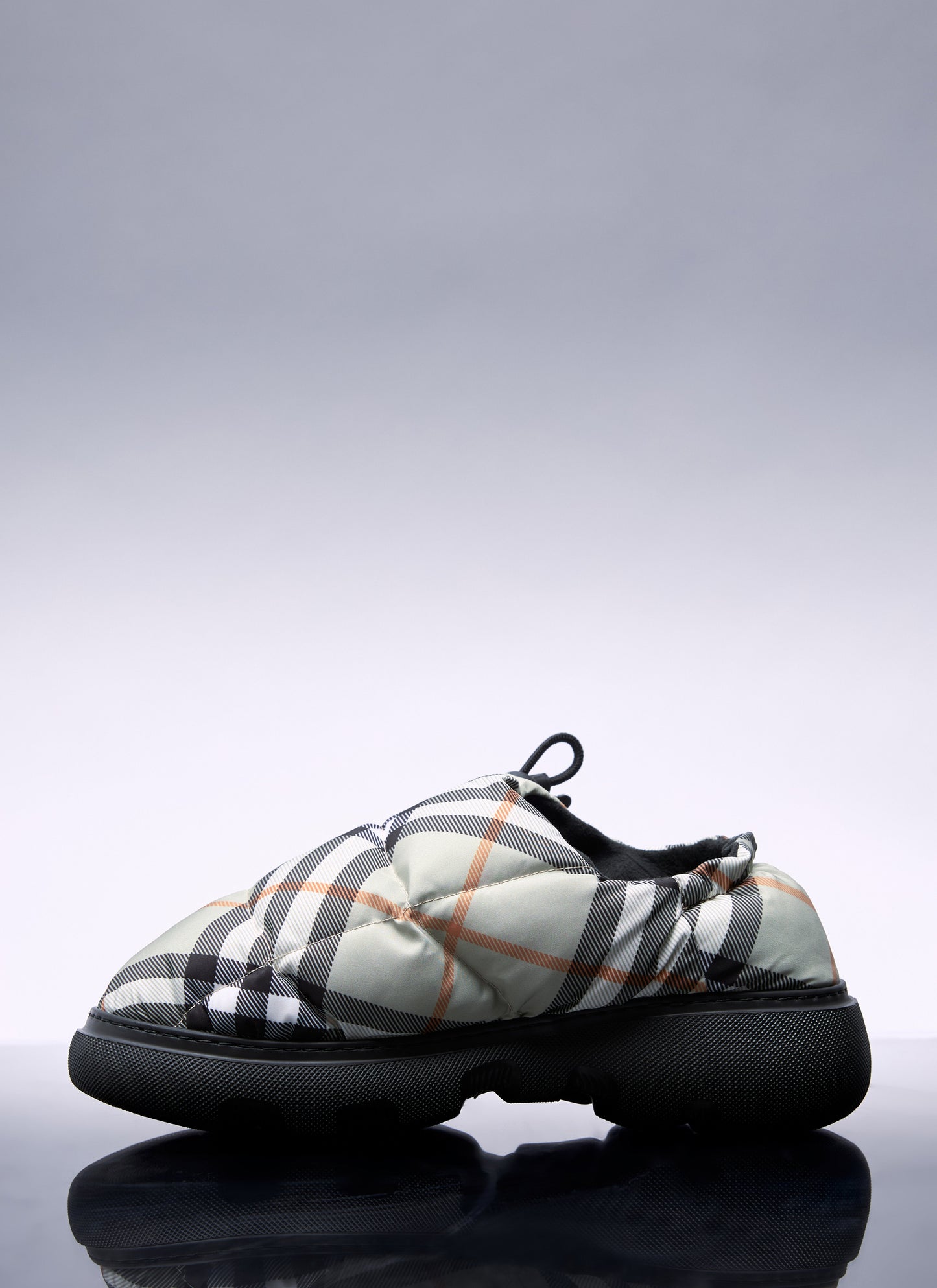 Burberry Check Quilted Pillow Mule Slippers