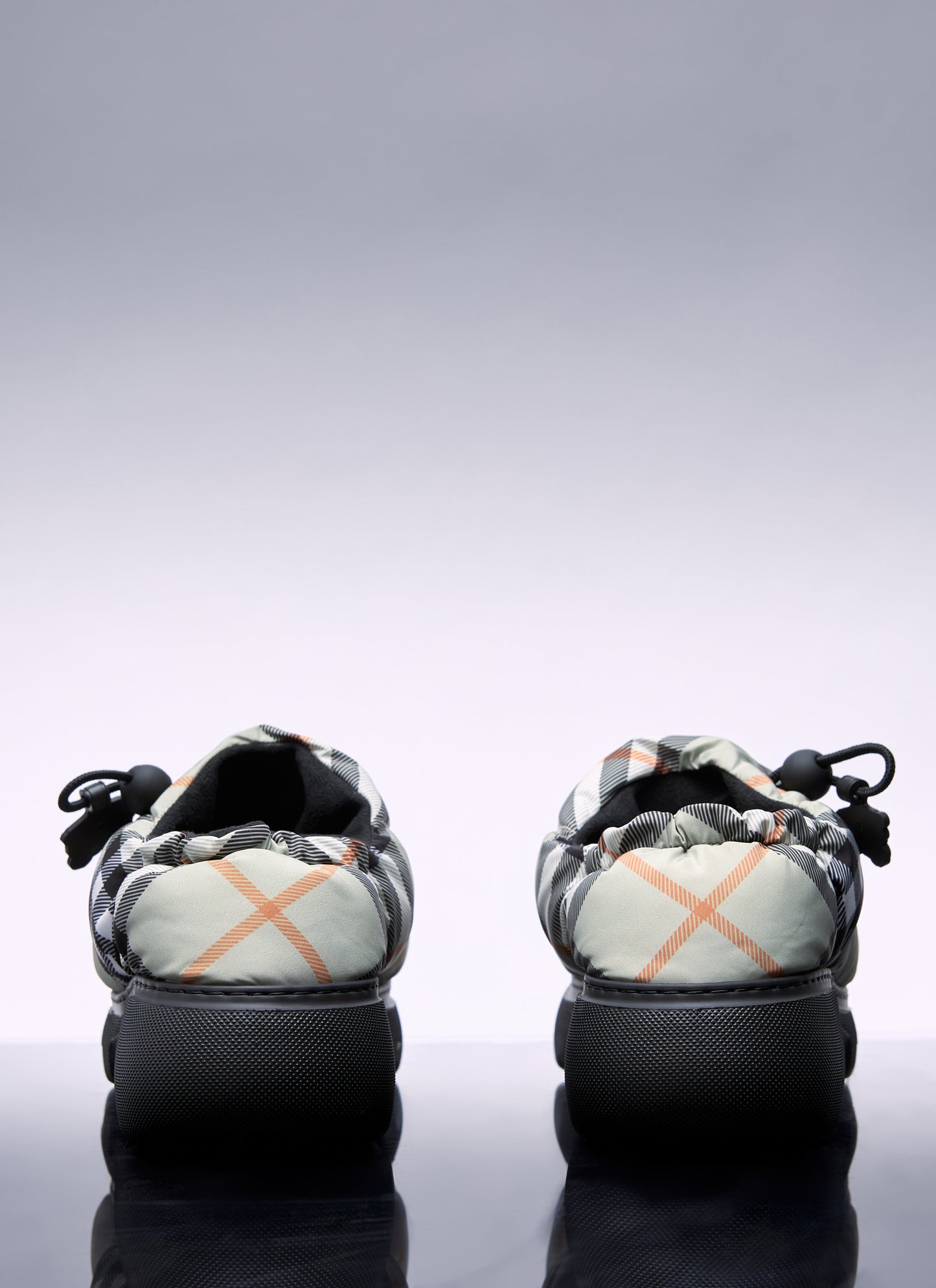 Burberry Check Quilted Pillow Mule Slippers