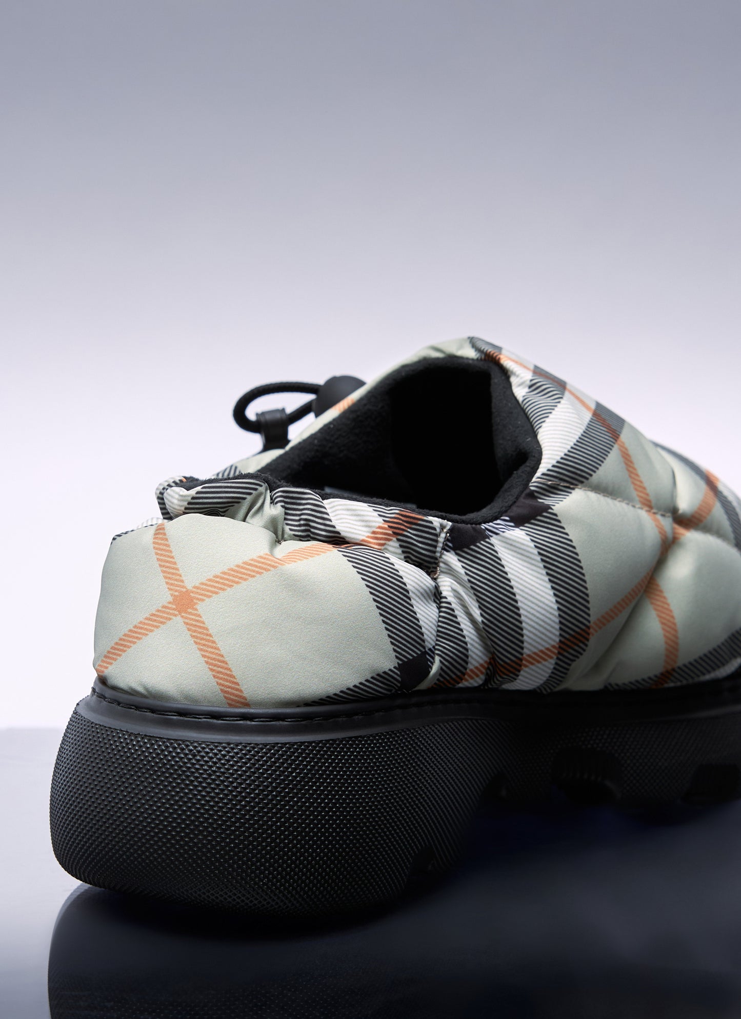 Burberry Check Quilted Pillow Mule Slippers