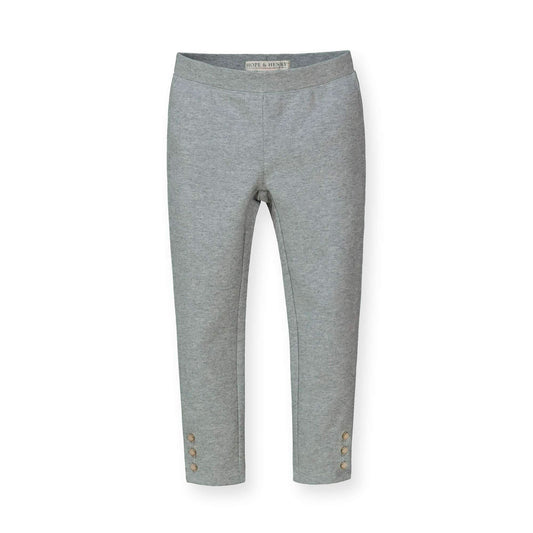 Button Cuff Ponte Pant - Baby