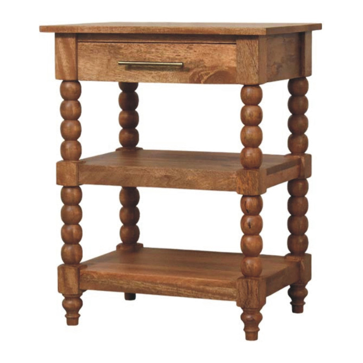 Heritage Barley Twist Solid Wood Side Table