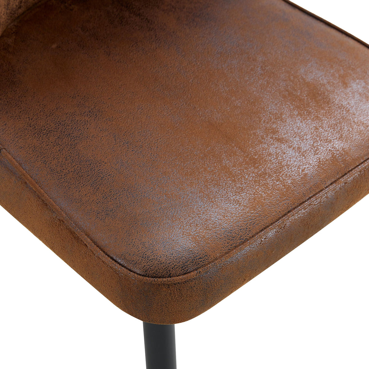 The Heritage Striped Suede Dining Chair — Set of 2