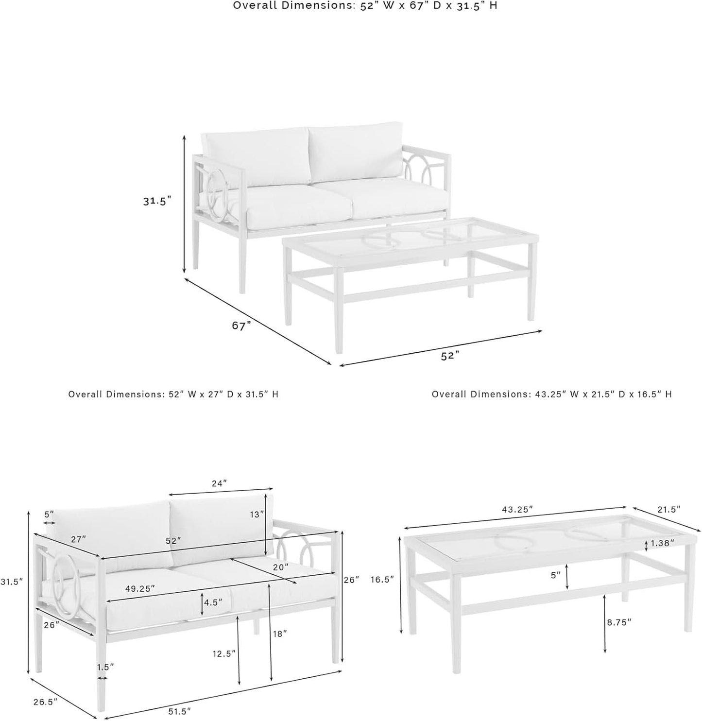 The Ashford Garden Lounge Set