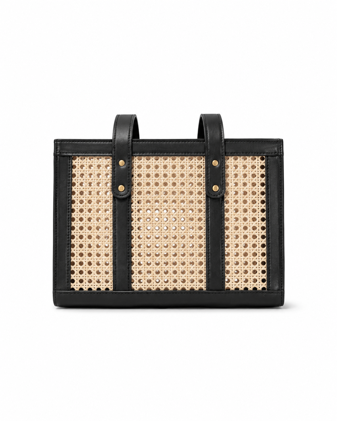 Raja Leather and Cane Everyday Bag