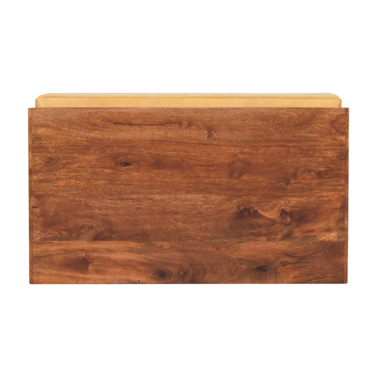 The Bridlewood Buffalo Leather Storage Bench — Tan