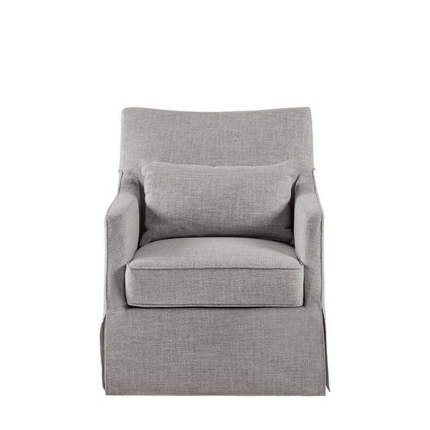 The London Skirted Swivel Chair