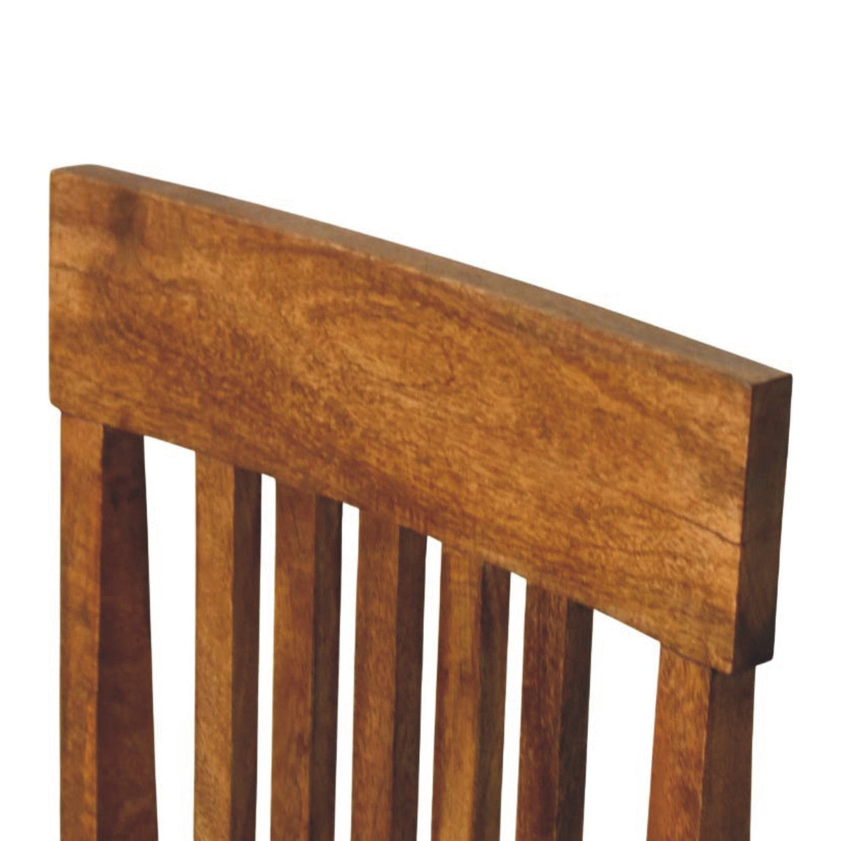 The Bridlewood Slatted Leather Dining Chair
