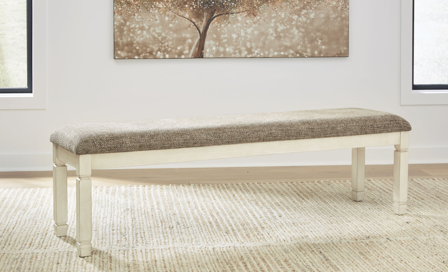 Bolanburg - Extra Large UPH DRM Bench - Brown / Beige