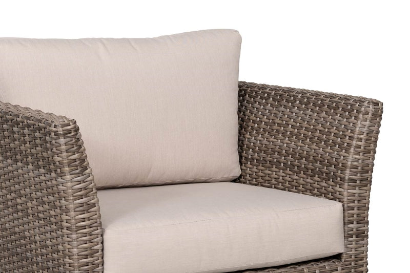 The Orlando Wicker Rattan Outdoor 4-Piece Luxury Sofa Set