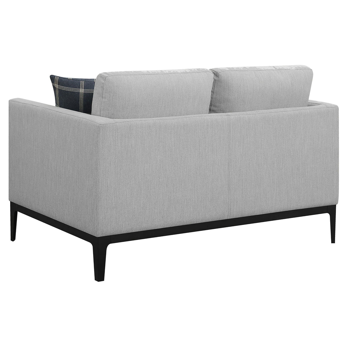 The Coastal Library Tailored Loveseat — Light Grey